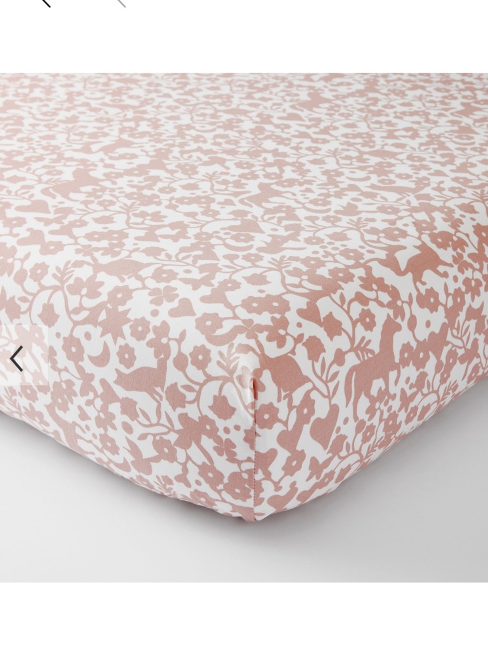 NWT Pottery Barn Kids Julia Berolzheimer Ditsy Floral Organic Crib Fitted Sheet